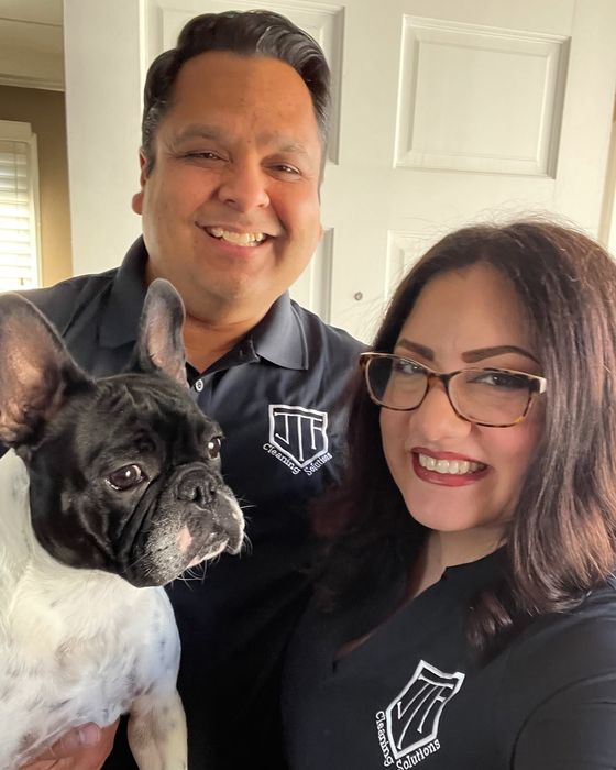 Jared and Tina, owners of JTF Cleaning Solutions